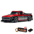 ARA2315ST1   1/12 INFRACTION GROM 3S 4X4 Ready-To-Run Brushless All-Road Street Bash (Battery & Charger Included), Red/Black