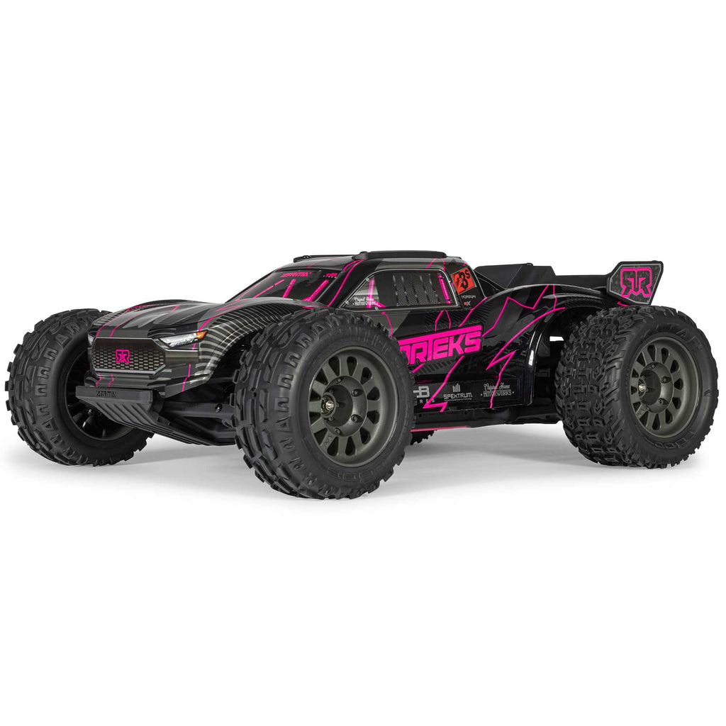 ARA3505T3 1/10 VORTEKS 223S DSC 2WD RTR Brushless Stadium Truck, Pink