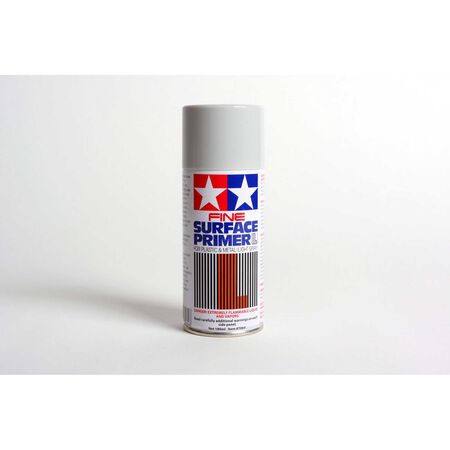 TAM87064 Gray Fine Surface Primer L, 180 ml Spray Can
