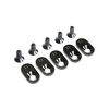 LOS252104 EngineMntInsert&Screws, BLK, 20.5T(5): 5ive-T 2.0