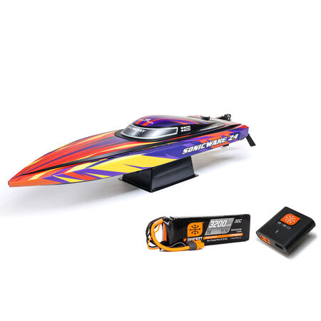 PRB-1992T1   24" Self-Righting Brushless Deep-V RTR (Battery & Charger Included), Red