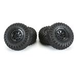 PRO1031910   1/30 Aztek Front/Rear Mounted Black Clobber (4) for Axial SCX30