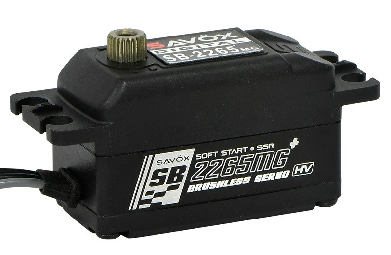 Savox SB2265MGP-BE Black Ed. Low Profile High Voltage Brushless Digital Servo