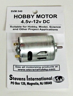 4.5 to 12v DC Small Electric Motor (Round Can) (for high endurance)