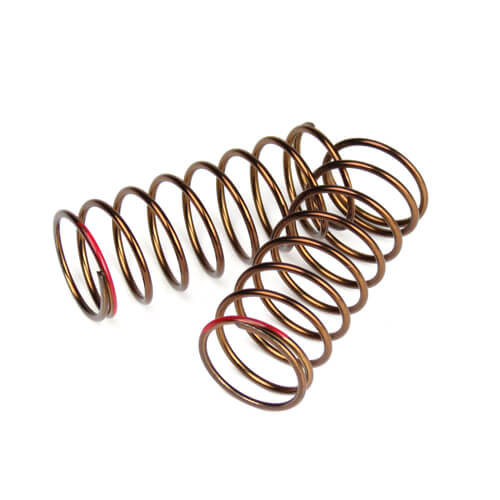 Shock Spring Set(Frnt,1.4x8.75,4.37lb/in,50mm,Red)