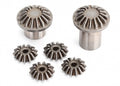 Gear set, center differential (output gears (2)/ spider gears (4))