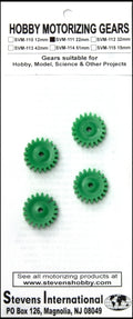 Plastic Gears 22mm x 6mm 20-teeth (3mm ID) (4)