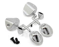 Through-The-Body Mock Side Exhaust Tips Chrome