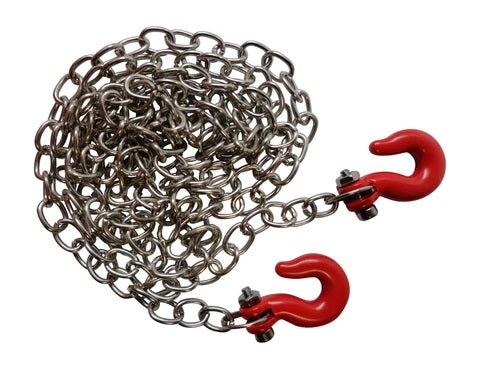 4050 1/10 RC Rock Crawler 33" Scale Metal Chain W/ Hooks