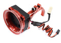 Thermo Controlled 40x40mm Fan w/ Intake Ram Funnel for 40-42mm Motor, 1/8 & 1/10 C30952RED