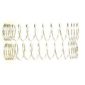 Hot Racing STE100MR08 Multi Rate Med Silver Rear Spring Set