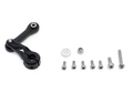 Alloy 25T Steering Servo Horn & Linkage for Arrma 1/8 Kraton, Senton & Typhon 6S C31446BLACK