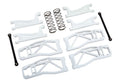 Suspension kit, WideMaxx, white (includes front & rear suspension arms, front toe links, rear shock springs)