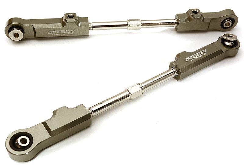 Billet Machined Rear Upper Suspension Linkages for Arrma 1/8 Kraton 6S BLX C28733GREY