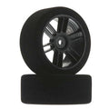 Front 26mm Nitro Touring Foam Tire, Blk Whl, 38(2)