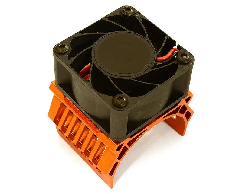 42mm Motor Heatsink+40x40mm Cooling Fan 17k rpm for 1/10 Summit & E-Revo C28604ORANGE