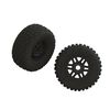 dBoots FORTRESS LP Tire Set Glued Black (1 Pair)