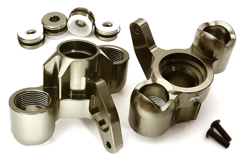 Billet Machined Steering Knuckles for Arrma 1/8 Kraton 6S BLX C28734GREY