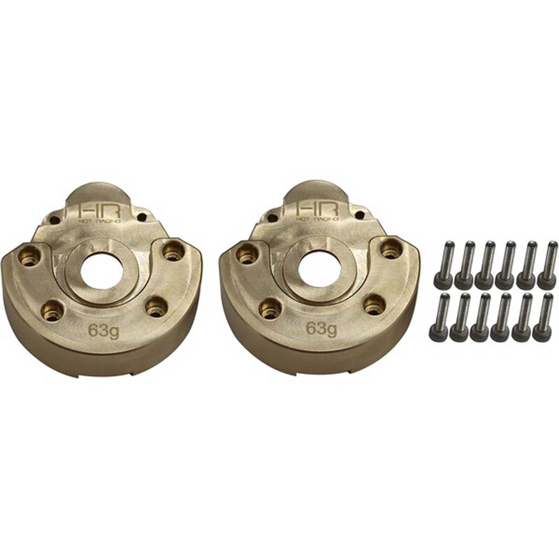 Hot Racing EVE21HE Heavy Brass Outer Portal Drive Housing Gen 8