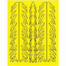 Paint Mask,Flame Stripes