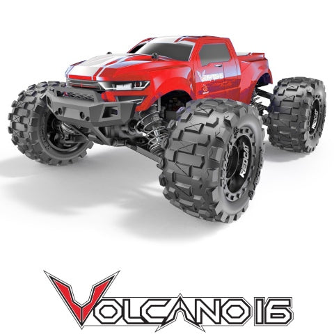 VOLCANO-16 1/16 SCALE BRUSHED ELECTRIC MONSTER TRUCK