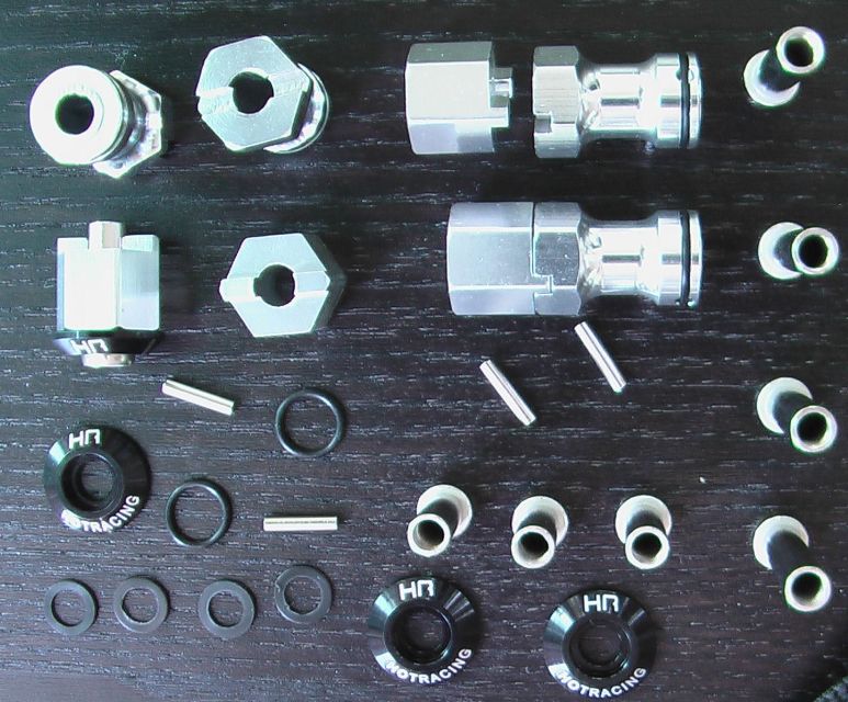 WK10W01 Aluminum Wide Hex Hub Kit 30 to 50mm