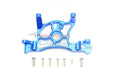 GPM RACING TRAXXAS RUSTLER 4X4 BLUE ALUMINUM SPUR GEAR MOUNT COVER RUS4036-B