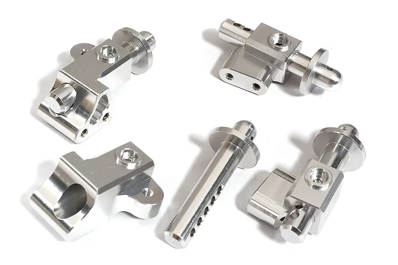 Billet Machined Front & Rear Body Mount Set for Arrma 1/8 Outcast 6S BLX C31293SILVER