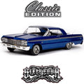 RER13785 SIXTYFOUR 1/10 ELECTRIC FULLY FUNCTIONAL HOPPING LOWRIDER - BLUE CLASSIC EDITION (GROUND SHIPPING INCLUDED LOWER 48)