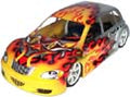 M032L PAINT MASK FACE FLAMES