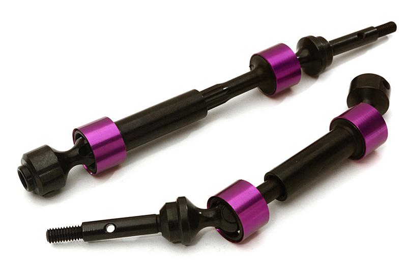 Dual Joint Telescopic Rear Drive Shafts for TRX 1/10 Stampede 4X4 & Slash 4x4 C27987PURPLE
