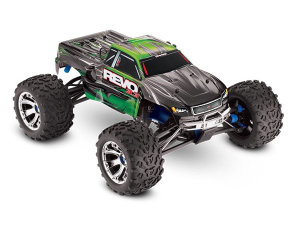 Revo 3.3: 1/10 Scale 4WD Nitro-Powered Monster Truck (with Telemetry Sensors) with TQi 2.4GHz Radio System, Traxxas Link Wireless Module, and Traxxas Stability Management (TSM) (Online price includes ground shipping to the lower 48 states)