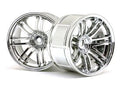 LP35 Wheels, Rays Volkracing RE30-9mm OffSet, Chrome, (2pcs)