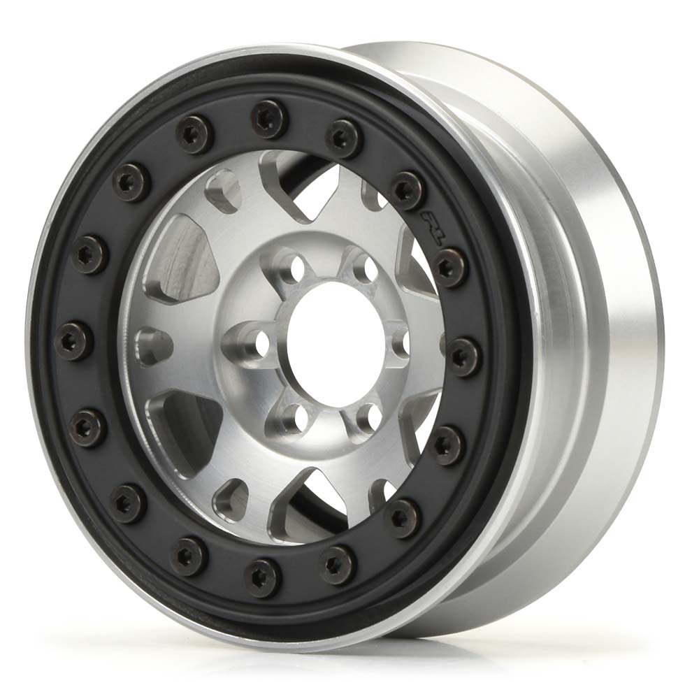 2762-00 Pro-Forge 1.9" Alum/Black Bead-Loc 6 Lug Wheel