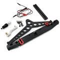 YEAH RACING AXIAL SCX10 / TRAXXAS TRX-4 ALLOY REAR BUMPER W/ LED LIGHTS YA-0549