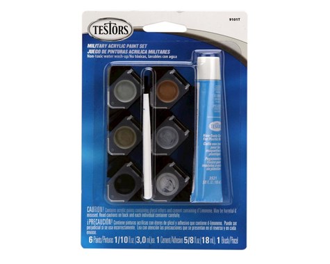 9101T ACRYL MILITAY PAINT SET