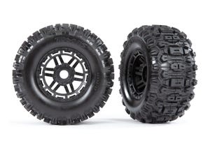 T&W BLACK WHL/SLEDGEHAMMER 17MM