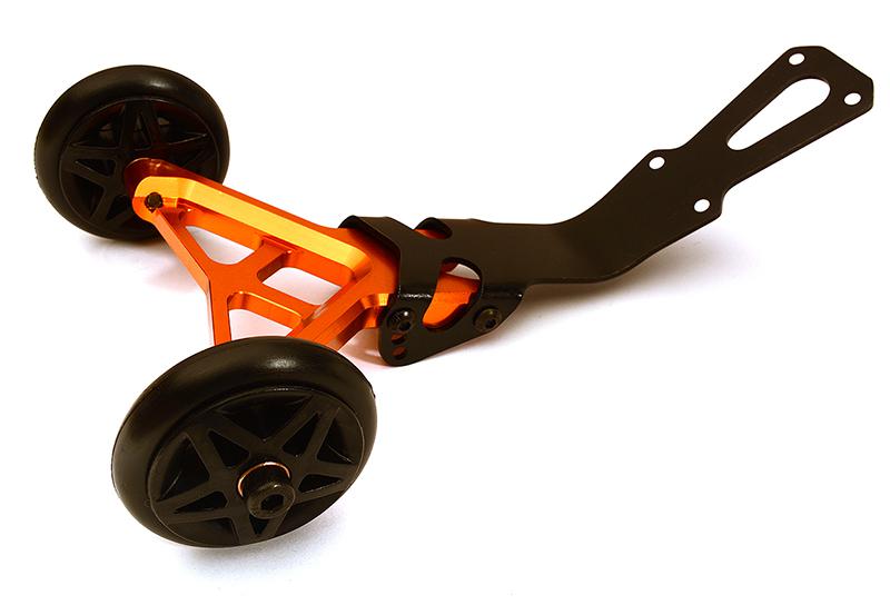 Billet Machined Wheelie Bar for Traxxas 1/10 Rustler 4X4 C28689ORANGE