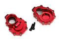 8253R - Portal housings, inner (rear), 6061-T6 aluminum (red-anodized) (2)/ 2.5x10 CS (2)