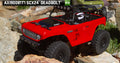 SCX24 Deadbolt 1/24th Scale Elec 4WD - RTR, Red (Ground shipping included in online price to the lower 48 states)