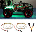 LED Light Strip for RC Fixed Wing Airplane Flying Wing Plane AR Wing Drone Model Car Truck (Green)