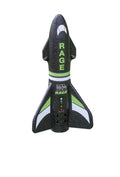 Spinner Missile XL Electric Free-Flight Rocket with Parachute and LEDs, Black