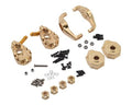 YEAH RACING TRAXXAS TRX-4 BRASS PARTS SET - HUBS KNUCKLES HEXES PORTAL TRX4-S01