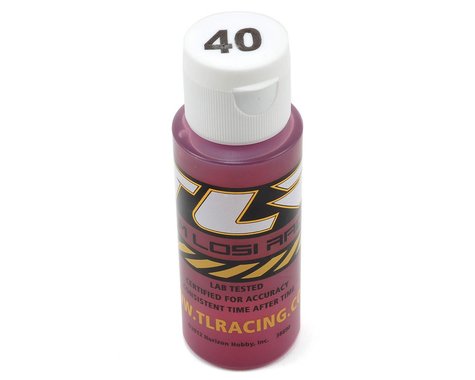 SILICONE SHOCK OIL, 40WT, 516CST, 2OZ