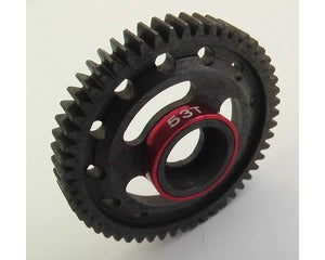 Steel Spur Gear, 53 Tooth, Red, for Traxxas 1/16 Scale