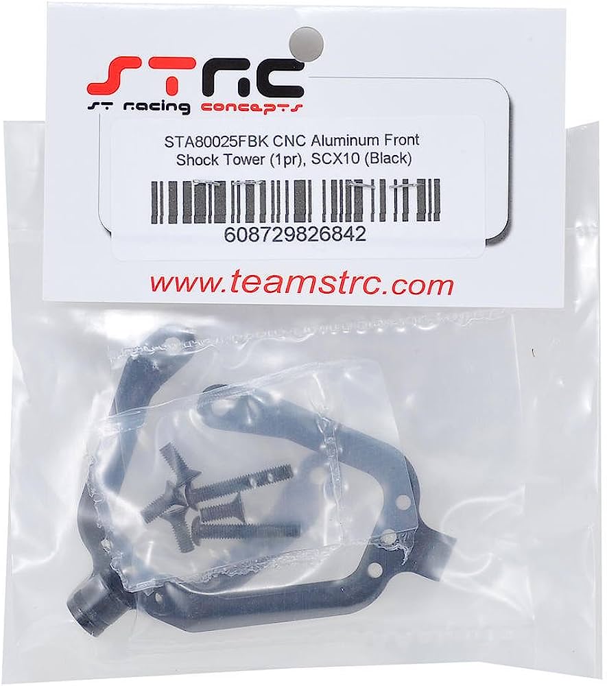 STA80025FBK Alum Fr Shock Tower SCX10 Blk (2)