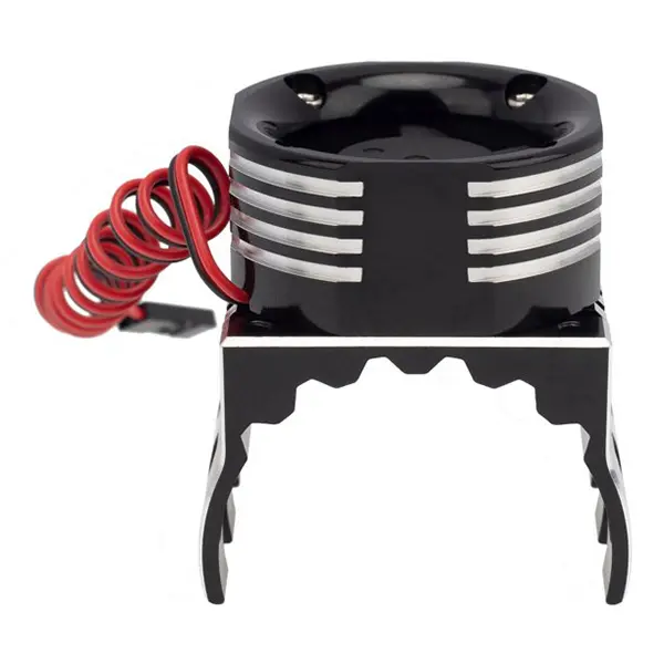 42mm Motor Heatsink + 30x30mm Cooling Fan w/ Color LED for 1/10 & 1/8 C32107BLACK