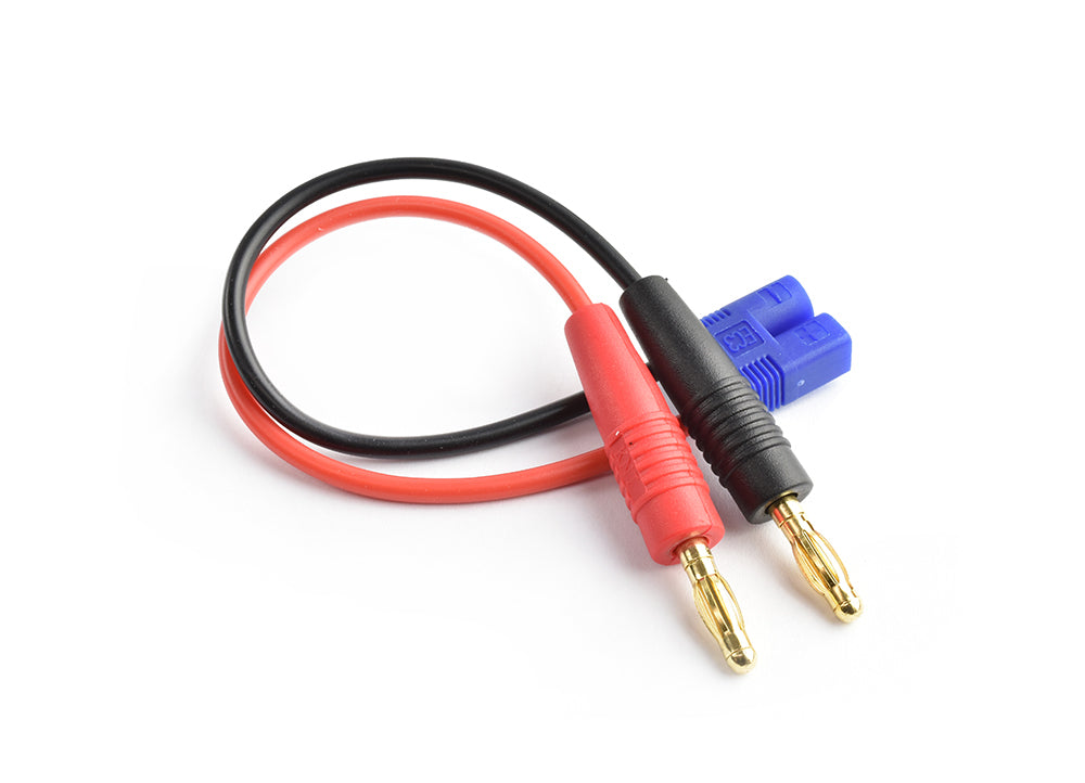 APEX RC PRODUCTS EC3 -> 4MM BANANA PLUGS BATTERY CHARGE LEAD
