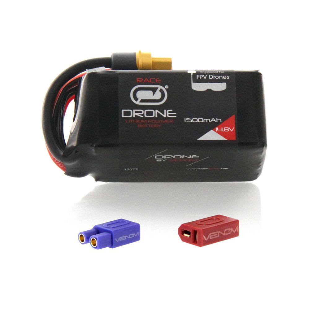 75C 14.8V 1500mAh 4S Drone Racing LiPo :Uni 2.0