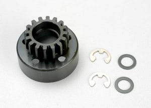 5216 Clutch Bell 16T/Fiber Washer/E-Clip Revo (2)